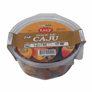 Doce de Caju Cristalizado Pote Lecy 250g